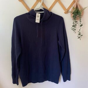 LL Bean Cashmere Navy Sweater